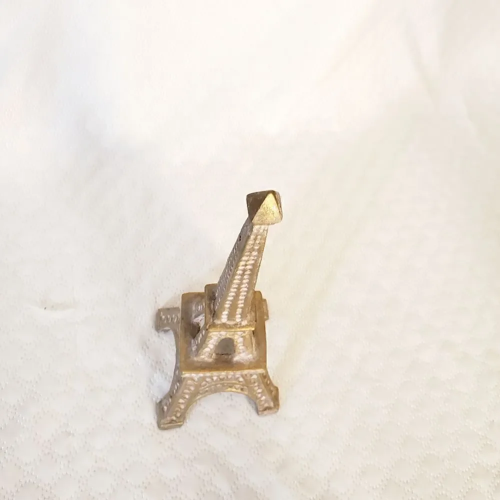 Gold Eiffel Tower Tabletop Accent NWOT - Picture 3 of 8